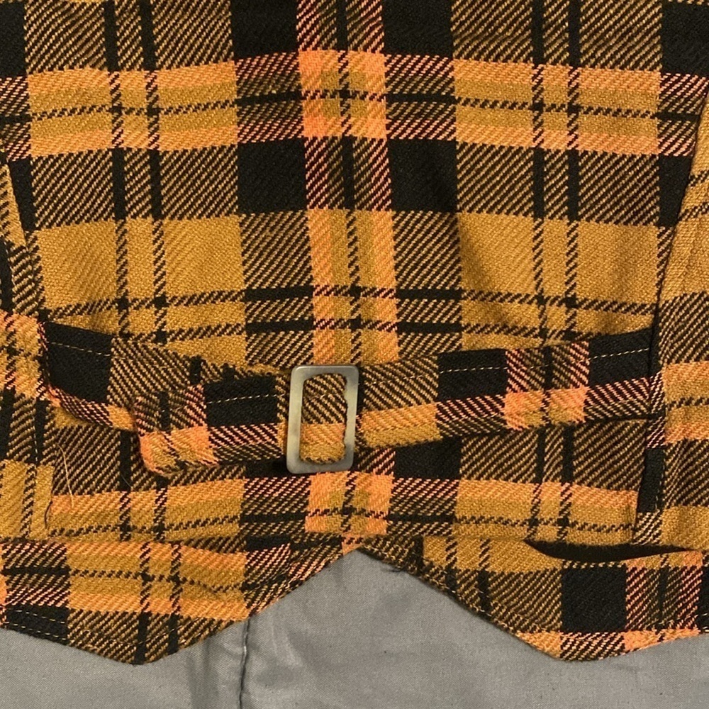 Free people We the free plaid micro vest waistcoat NWOT - Picture 7 of 9